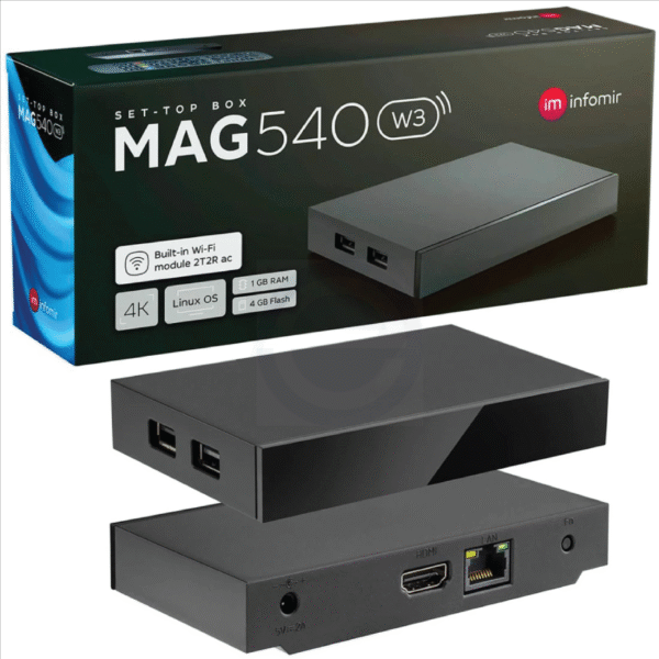 INFOMIR Mag 540 W3 Set Top Box – Dual Band WiFi