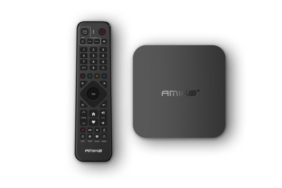 Amiko A9 Green+ Plus 4K Android OTT Media Streamer Electro-Sat Amsterdam iptv ontvanger Amiko A9 Green+ Plus Groothandel