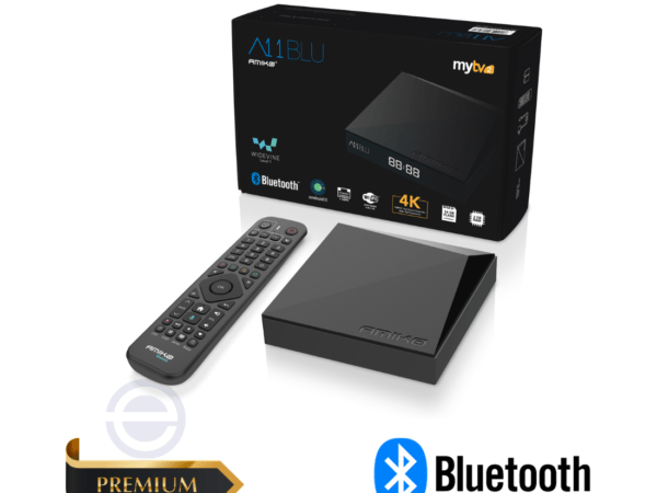 Amiko A11 Blu 4K Android OTT Media Streamer Electro-Sat Amsterdam iptv ontvanger groothandel scherpste prijzen op de markt goedkoop