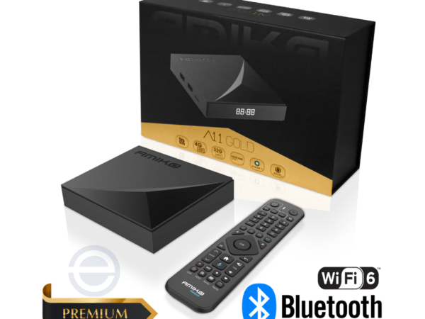 Amiko A11 Gold 4K Android OTT Media Streamer iptv ontvanger mediaspeler Groothandel scherpste prijzen op de markt goedkoop goedkope