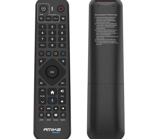 Amiko Afstandsbediening Bluetooth A9 (Z) Blue / A9 Green+ / A9 (Z) Pro / A11 Gold / A11 Blu V3