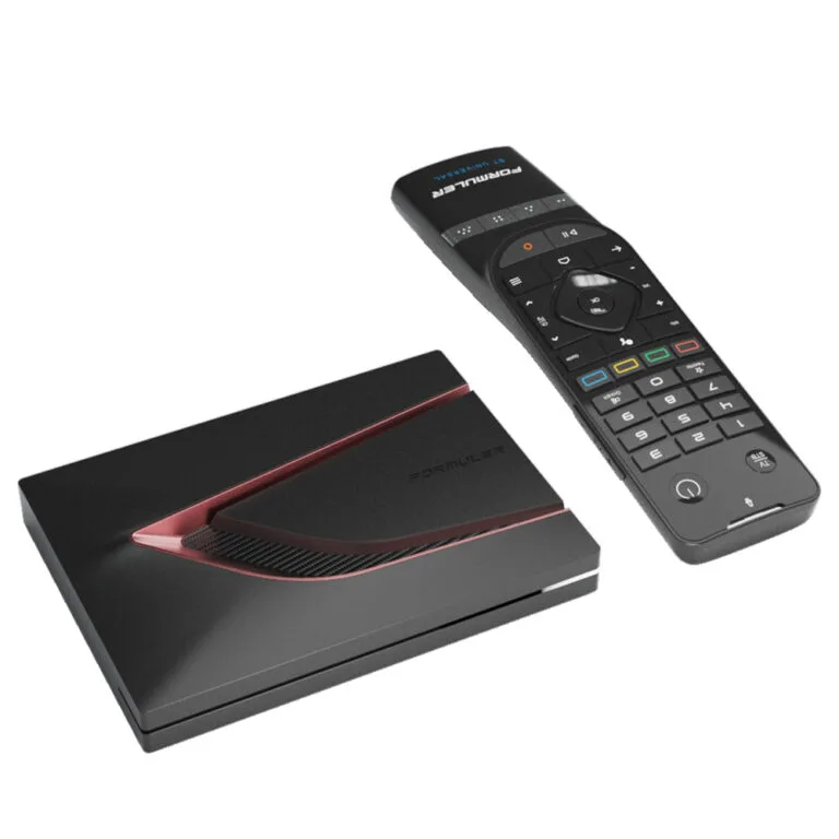 Formuler Z12 Ultra IPTV box met Dolby Vision en Atmos Formuler Z11 Pro Max streaming device naast Formuler Z12 Ultra Android 12 Formuler Z12 Ultra mediaplayer met MyTVOnline 3 Formuler IPTV box met 4GB RAM en 128GB opslag – Z12 Ultra